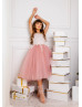 Lace Tulle Flower Girl Dress Birthday Party Dress